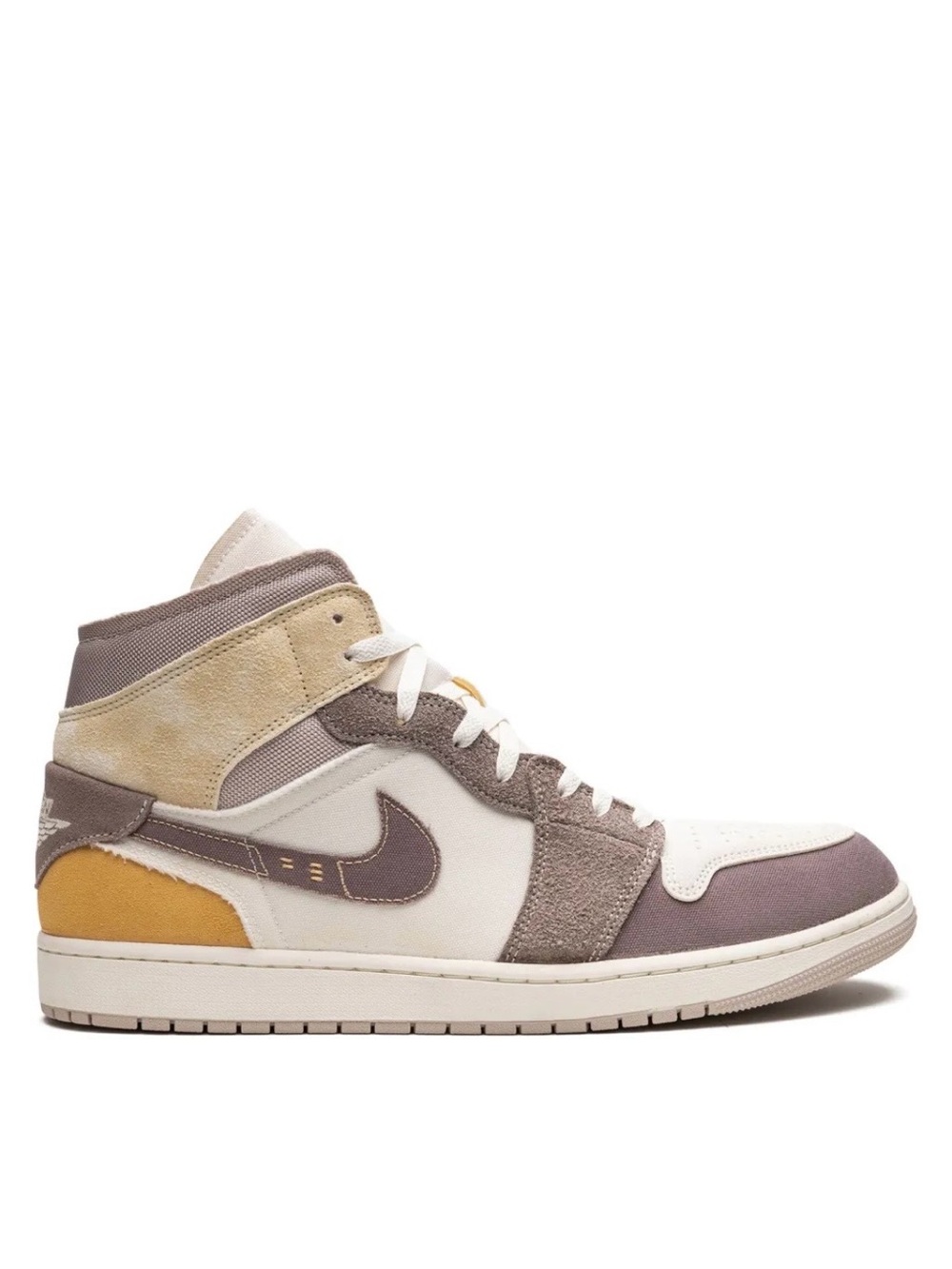 Nike Air Jordan 1 Mid SE Craft 'Inside Out' sneakers in the "Taupe Haze"